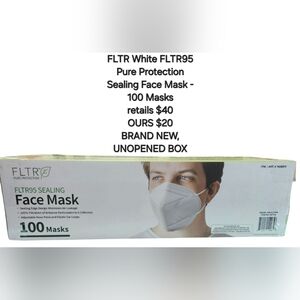 FLTR White Sealing Face Mask - 100 Pack